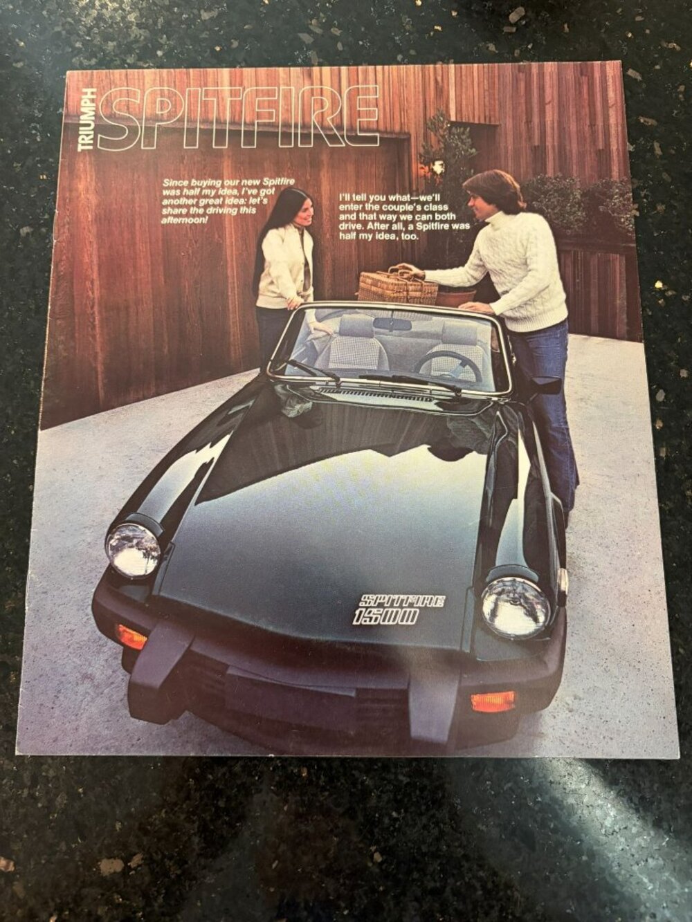 Original 1978 - 1979 Triumph Spitfire Sales Brochure 78 79